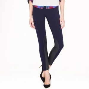 J. Crew Riding Pants with Leather